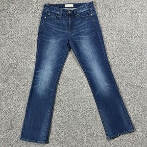 Gap Jeans Womens 27P Blue Perfect Bootcut Mid‎ Rise Medium Wash Stretch Denim